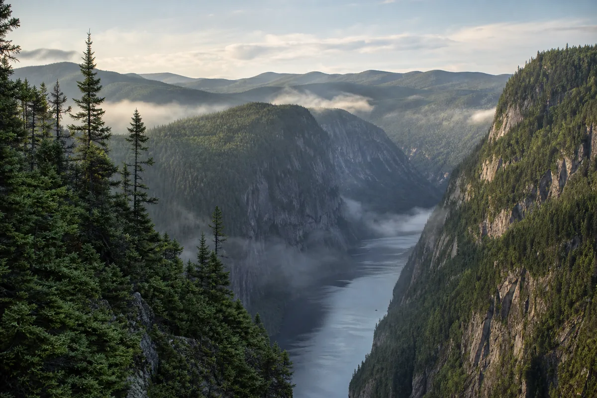 Forêt boréale et vallée encaissée des Hautes-Gorges, Charlevoix