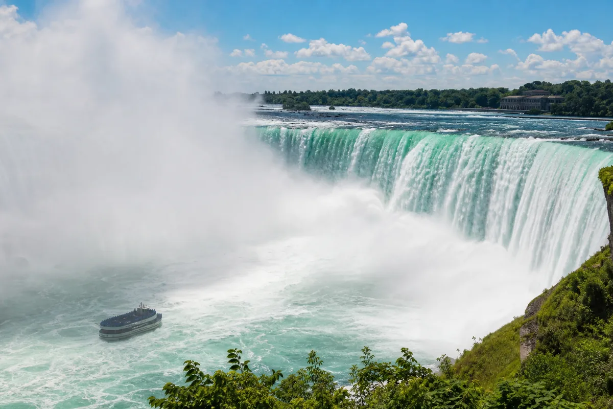 Les chutes du Niagara vues du côté canadien