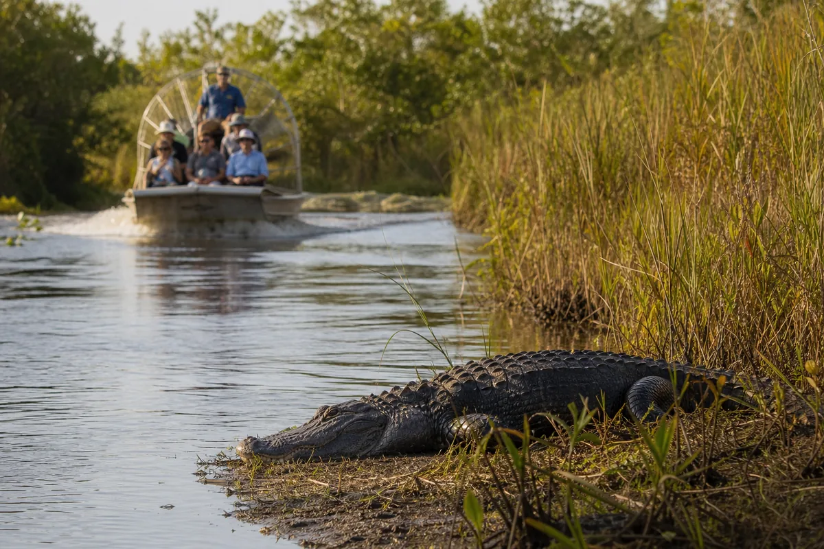 Excursion en airboat dans les marais des Everglades